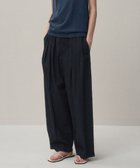 【エイトン/ATON】のCOTTON LAWN ワイドパンツ NAVY|ID: prp329100004576942 ipo3291000000033523921