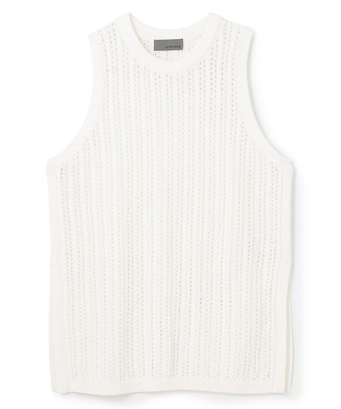 【アンクレイヴ/uncrave】のシースルーケーブルニット ノースリーブトップス インテリア・キッズ・メンズ・レディースファッション・服の通販 founy(ファニー) https://founy.com/ ファッション Fashion レディースファッション Fashion for Women トップス・カットソー Cut & Sew Tops ニット Knit Tops & Sweaters キャミソール&ノースリーブ Camisoles & Sleeveless Tops インナー Innerwear 春 Spring セットアップ Set-Up, Coordinated Outfit セーター Sweater, Knitwear タンク Tank Top, Sleeveless Top ノースリーブ Sleeveless, No-Sleeve メッシュ Mesh, Net Fabric S/S・春夏 SS, Spring/Summer, Warm Season おすすめ Recommended / Our Picks 夏 Summer |ID: prp329100004576945 ipo3291000000032722452