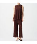 【アンクレイヴ/uncrave】のシースルーケーブルニット パンツ ブラウン|ID: prp329100004576946 ipo3291000000032722431