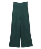 【アンクレイヴ/uncrave】のシースルーケーブルニット パンツ ビリジアングリーン|ID: prp329100004576946 ipo3291000000034295318