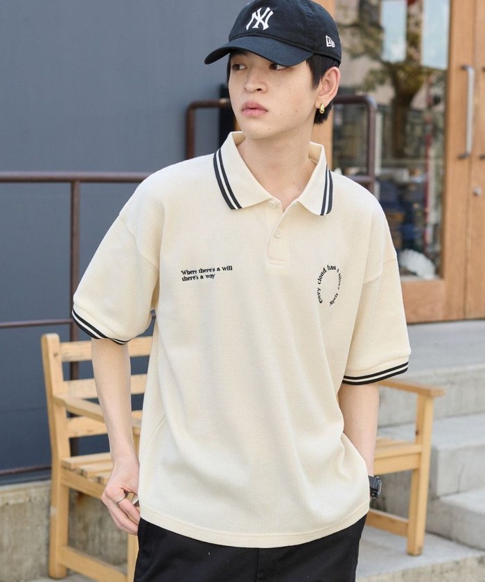 【ウィゴー/WEGO】の【ユニセックス着用ITEM/MLサイズ展開】ワッフルラインポロ インテリア・キッズ・メンズ・レディースファッション・服の通販 founy(ファニー) https://founy.com/ ファッション Fashion レディースファッション Ladies' Fashion Online トップス・カットソー Tops/Tshirt シャツ/ブラウス Shirts/Blouses ポロシャツ Polo Shirts アウトドア Outdoor 春 Spring 秋 Autumn/Fall カーゴパンツ Cargo Pants ガーリー Girly スポーツ Sports スマホ Smartphone スラックス Slacks デニム Denim トレンド Trend ハーフ Half プリーツ Pleats ポロシャツ Polo Shirt 半袖 Short Sleeve レース Race ワッフル Waffle S/S・春夏 Ss・Spring/Summer おすすめ Recommend 夏 Summer |ID: prp329100004576948 ipo3291000000032597602