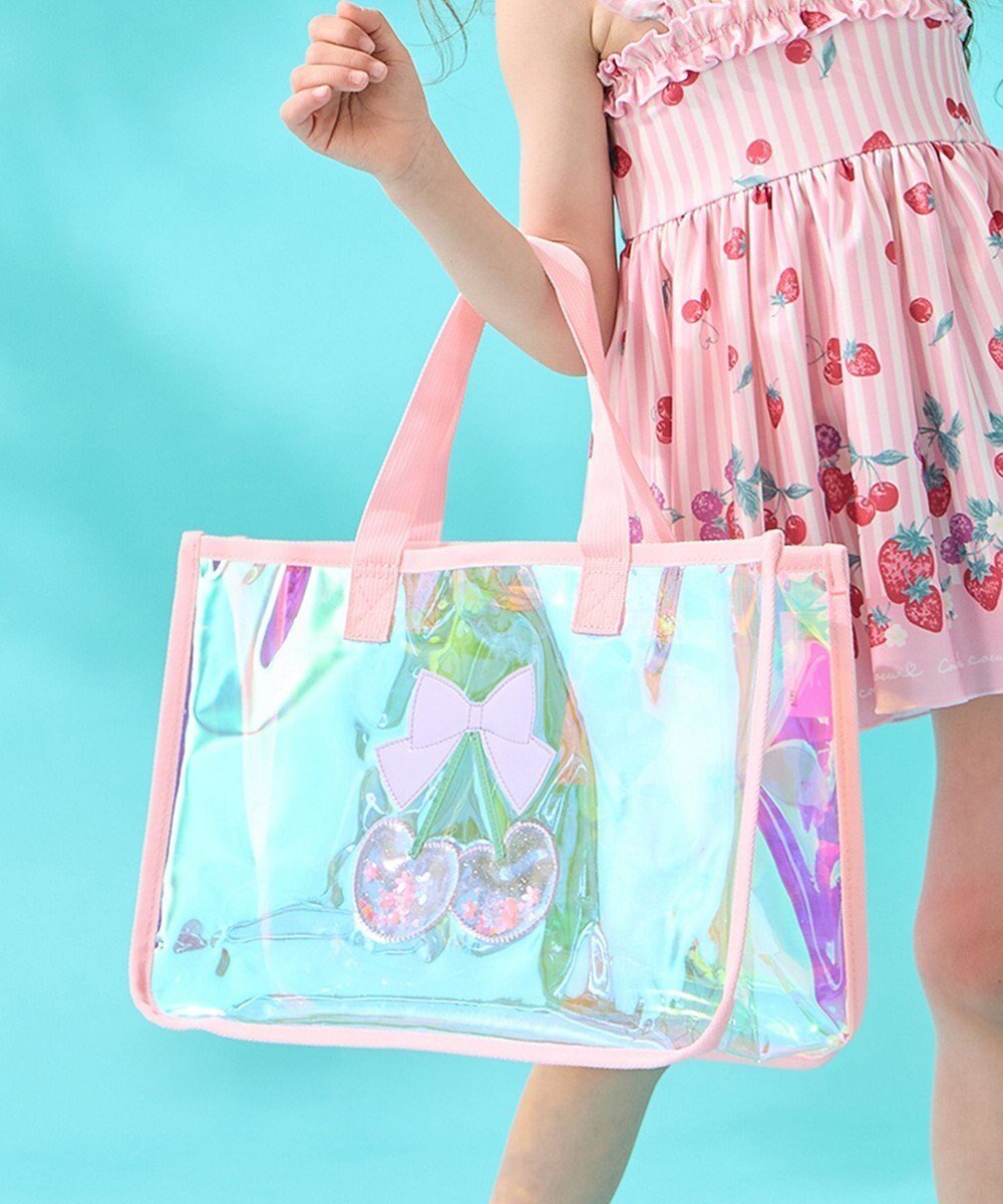 【エニィ/ANY / KIDS】のオーロラ プール バッグ インテリア・キッズ・メンズ・レディースファッション・服の通販 founy(ファニー) ファッション Fashion キッズファッション Fashion for Kids スマホ Smartphone, Mobile Device チェリー Cherry, Cherry Pattern 人気 Popular, Best Seller モチーフ Motif, Design Theme 水着 Swimsuit, Swimwear リボン Ribbon, Bow 再入荷 Restock / Back in Stock プチプライス・低価格 Affordable / Budget Price おすすめ Recommended / Our Picks ピンク×チェリー|ID: prp329100004577809 ipo3291000000033576933