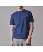 【ジェイ プレス/J.PRESS / MEN】のシルクのような光沢感の上品Tシャツ【UVカット / 接触冷感 / 吸水速乾】【J.PRESS PREMIUM JERSEY】ポンチクルーネック Tシャツ ブルー系|ID: prp329100004577831 ipo3291000000033451201
