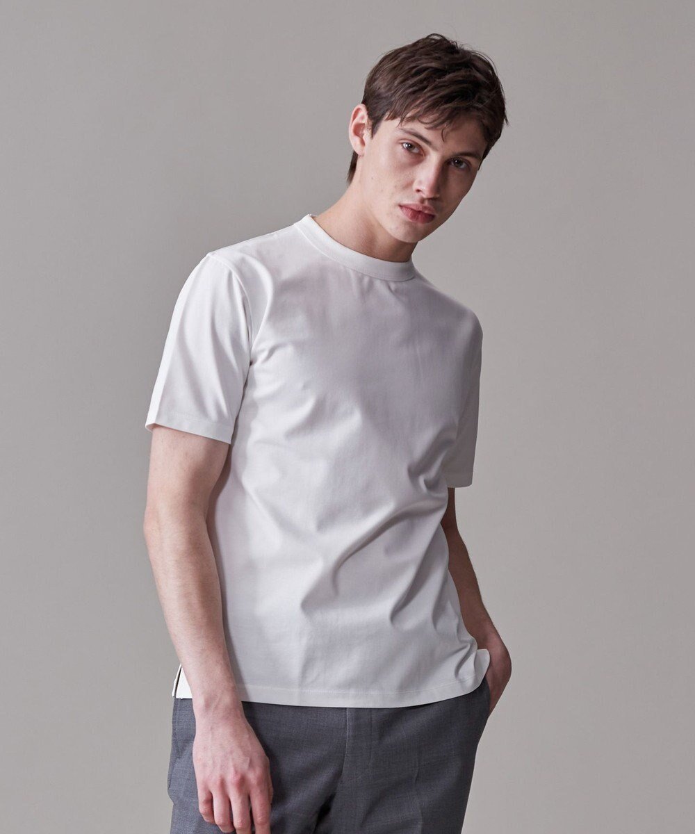 【ジェイ プレス/J.PRESS / MEN】のシルクのような光沢感の上品Tシャツ【UVカット / 接触冷感 / 吸水速乾】【J.PRESS PREMIUM JERSEY】ポンチクルーネック Tシャツ 人気、トレンドファッション・服の通販 founy(ファニー) 　ファッション　Fashion　メンズファッション　Fashion for Men　トップス・カットソー　Cut & Sew Tops　メンズシャツ　Shirts　インナー　Innerwear　春　Spring　カットソー　Cut and Sewn Top　吸水　Absorbent, Quick-Dry　シルク　Silk, 100% Silk　シンプル　Simple, Minimal　ジャケット　Jacket, Outerwear　なめらか　Smooth, Silky Texture　フィット　Fit, Slim Fit　無地　Plain, Solid Color　レギュラー　Regular, Standard Fit　S/S・春夏　SS, Spring/Summer, Warm Season　おすすめ　Recommended / Our Picks　夏　Summer　エレガント 上品　Elegant　 other-1|ID: prp329100004577831 ipo3291000000033563460