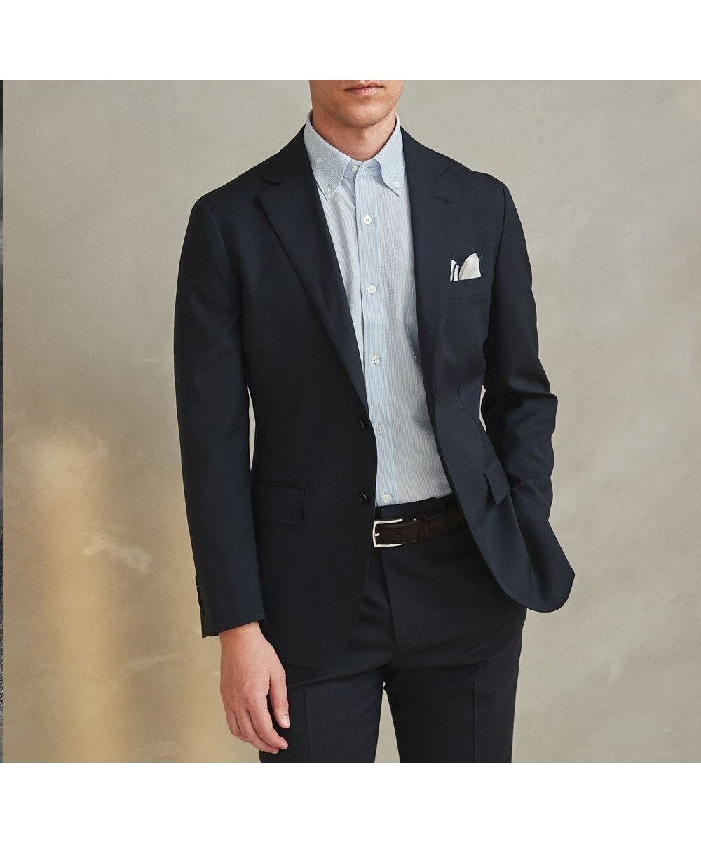 【五大陸/gotairiku / MEN】の新色追加/セットアップ対応【ウォッシャブル/シワになりにくい/ストレッチ】ウォッシャブル ウールジャケット(25年モデル) インテリア・キッズ・メンズ・レディースファッション・服の通販 founy(ファニー) 　ファッション　Fashion　メンズファッション　Men's Style Online　アウター　Coats Outerwear/Men　テーラードジャケット　Tailored Jackets　ウォッシャブル　Washable　春　Spring　シェイプ　Shape　ジャケット　Jacket　ストレッチ　Stretch　スーツ　Suit　セットアップ　Set Up　パターン　Pattern　ボトム　Bottom　S/S・春夏　Ss・Spring/Summer　夏　Summer　ビジネス 仕事 通勤　Business　ネイビー系|ID: prp329100004577833 ipo3291000000032649555