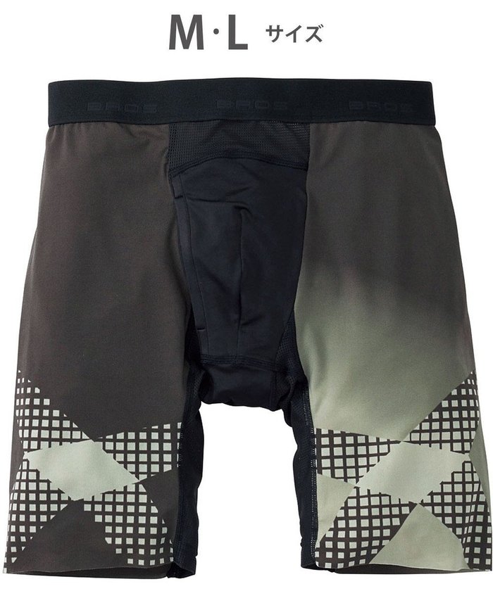【ワコール/Wacoal / MEN】のボクサーパンツ【CROSSWALKER】はいて歩いてカロリー消費アップをめざそう!ムレ軽減設計 前開き スパッツ ロング丈 GX6007 /ブロス バイ ワコールメン インテリア・キッズ・メンズ・レディースファッション・服の通販 founy(ファニー) https://founy.com/ ファッション Fashion メンズファッション MEN ボトムス Bottoms/Men アンダー Under カッティング Cutting クール Cool トレンド Trend フロント Front ロング Long |ID: prp329100004577841 ipo3291000000032500313