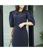【ハッシュニュアンス/#Newans】の【セレモニーにも】パフスリーブニット 人気、トレンドファッション・服の通販 founy(ファニー) ファッション Fashion レディースファッション Ladies' Fashion Online トップス・カットソー Tops/Tshirt ニット Knit Tops ショルダー Shoulder シンプル Simple ストレッチ Stretch セットアップ Set Up セレモニー Ceremony セーター Sweater デニム Denim A/W・秋冬 Aw・Autumn/Winter・Fw・Fall-Winter 軽量 Lightweight thumbnail ネイビー|ID: prp329100004577855 ipo3291000000032664725