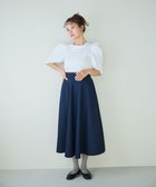 【ハッシュニュアンス/#Newans】の【セレモニーにも】パフスリーブニット ホワイト|ID: prp329100004577855 ipo3291000000034536184