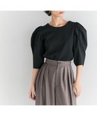 【ハッシュニュアンス/#Newans】の【セレモニーにも】パフスリーブニット ブラック|ID: prp329100004577855 ipo3291000000034536185