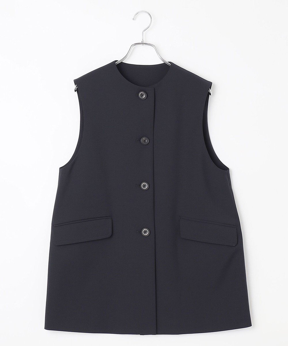 【ハッシュニュアンス/#Newans】のチュニックジレ 人気、トレンドファッション・服の通販 founy(ファニー) 　ファッション　Fashion　レディースファッション　Fashion for Women　アウター　Coat / Outerwear Collection　レディースジャケット・軽アウター　Jackets　クラシック　Classic, Timeless Style　サテン　Satin, Glossy Fabric　ジャケット　Jacket, Outerwear　タートル　Turtleneck, Turtle Collar　ノースリーブ　Sleeveless, No-Sleeve　ポケット　Pocket, Pocket Detail　エレガント 上品　Elegant　ビジネス 仕事 通勤　Business / Work / Commuting　夏　Summer　春　Spring　S/S・春夏　SS, Spring/Summer, Warm Season　 other-1|ID: prp329100004577859 ipo3291000000035618069