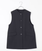 【ハッシュニュアンス/#Newans】のチュニックジレ 人気、トレンドファッション・服の通販 founy(ファニー) ファッション Fashion レディースファッション Fashion for Women アウター Coat / Outerwear Collection レディースジャケット・軽アウター Jackets クラシック Classic, Timeless Style サテン Satin, Glossy Fabric ジャケット Jacket, Outerwear タートル Turtleneck, Turtle Collar ノースリーブ Sleeveless, No-Sleeve ポケット Pocket, Pocket Detail エレガント 上品 Elegant ビジネス 仕事 通勤 Business / Work / Commuting 夏 Summer 春 Spring S/S・春夏 SS, Spring/Summer, Warm Season thumbnail ネイビー|ID: prp329100004577859 ipo3291000000035618071