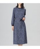 【ジェイ プレス/J.PRESS】の【洗える】スパンウェーブフラワープリント ワンピース ブルー系5|ID: prp329100004577861 ipo3291000000034322881