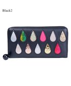 【ツモリチサト キャリー/tsumori chisato CARRY】のドロップス ラウンドファスナー長財布 【かわいいデザイン!本革のやわらかな風合い】 ブラックⅡ|ID: prp329100004577865 ipo3291000000032643345