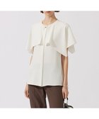 【アイシービー/iCB】の【UVカット・接触冷感・防シワ・洗える】エステルダブルクロス ハンカチーフスリーブブラウス オフホワイト系|ID: prp329100004577866 ipo3291000000034484586