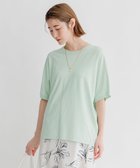 【23区/NIJYUSANKU】の【洗える】レーヨンポリエステルストレッチ ドルマン ニット スモーキーグリーン系|ID: prp329100004577877 ipo3291000000032676235
