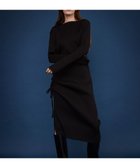 【ネイヴ/NAVE】の【ReNAVE・洗える】スポンディッシュワイドリブワンピース ブラック系|ID: prp329100004577879 ipo3291000000033352975