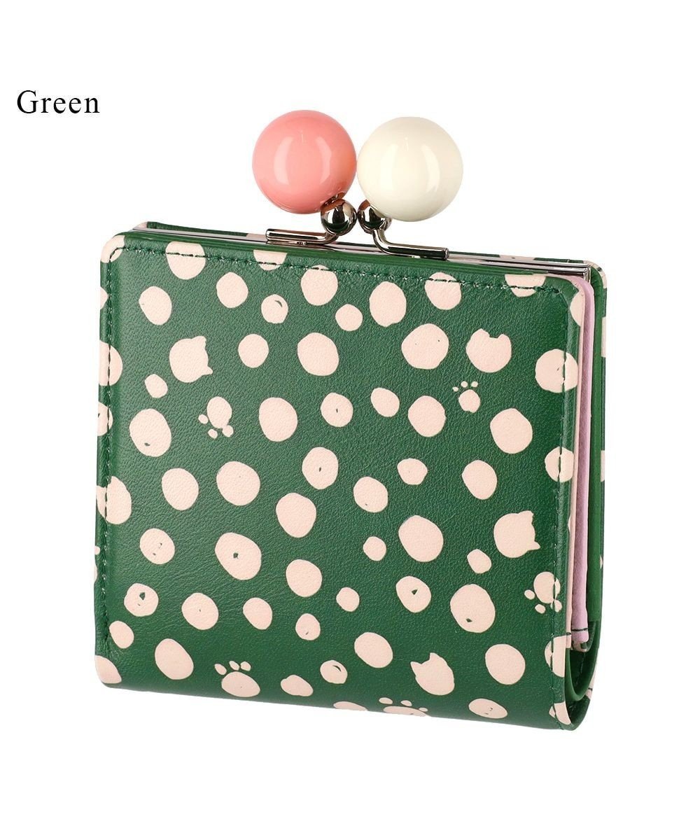 【ツモリチサト キャリー/tsumori chisato CARRY】のポルカドット 2つ折り財布 がま口 ミニ財布 人気、トレンドファッション・服の通販 founy(ファニー) 　ファッション　Fashion　レディースファッション　Ladies' Fashion Online　財布　Wallets　コンパクト　Compact　ドット　Dot　ネコ　Cat　財布　Wallet　 other-1|ID: prp329100004577882 ipo3291000000032653893