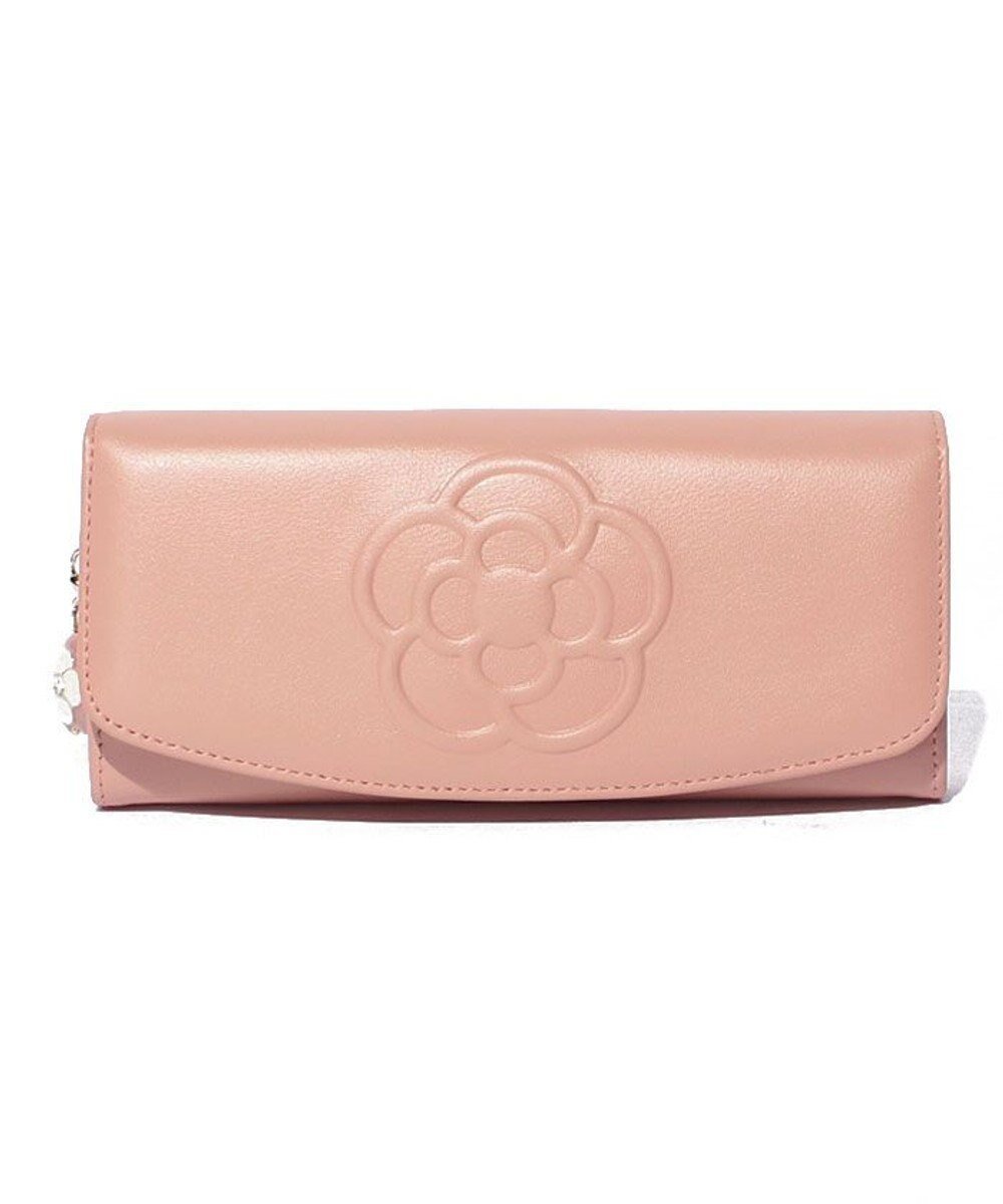 【クレイサス/CLATHAS】のワッフル フラップ長財布 インテリア・キッズ・メンズ・レディースファッション・服の通販 founy(ファニー) 　ファッション　Fashion　レディースファッション　Ladies' Fashion Online　財布　Wallets　おすすめ　Recommend　フラップ　Flap　ポケット　Pocket　ワッフル　Waffle　定番　Standard　財布　Wallet　ピンク|ID: prp329100004577884 ipo3291000000032426033