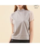 【23区 ゴルフ/NIJYUSANKU GOLF】の【WOMEN】【吸水速乾/UVケア】シアー袖 モックネックシャツ 人気、トレンドファッション・服の通販 founy(ファニー) ファッション Fashion レディースファッション Ladies' Fashion Online トップス・カットソー Tops/Tshirt シャツ/ブラウス Shirts/Blouses ロング / Tシャツ T-Shirts カットソー Cut and Sewn 春 Spring カットソー Cut And Sew 吸水 Water Absorption シアー Sheer シフォン Chiffon ジョーゼット Georgette ストーン Stone 人気 Popularity ボトム Bottom モノトーン Monotone S/S・春夏 Ss・Spring/Summer 再入荷 Restock/Back In Stock/Re Arrival 夏 Summer エレガント 上品 Elegant ゴルフ Golf thumbnail ライトグレー系|ID: prp329100004577892 ipo3291000000032646918