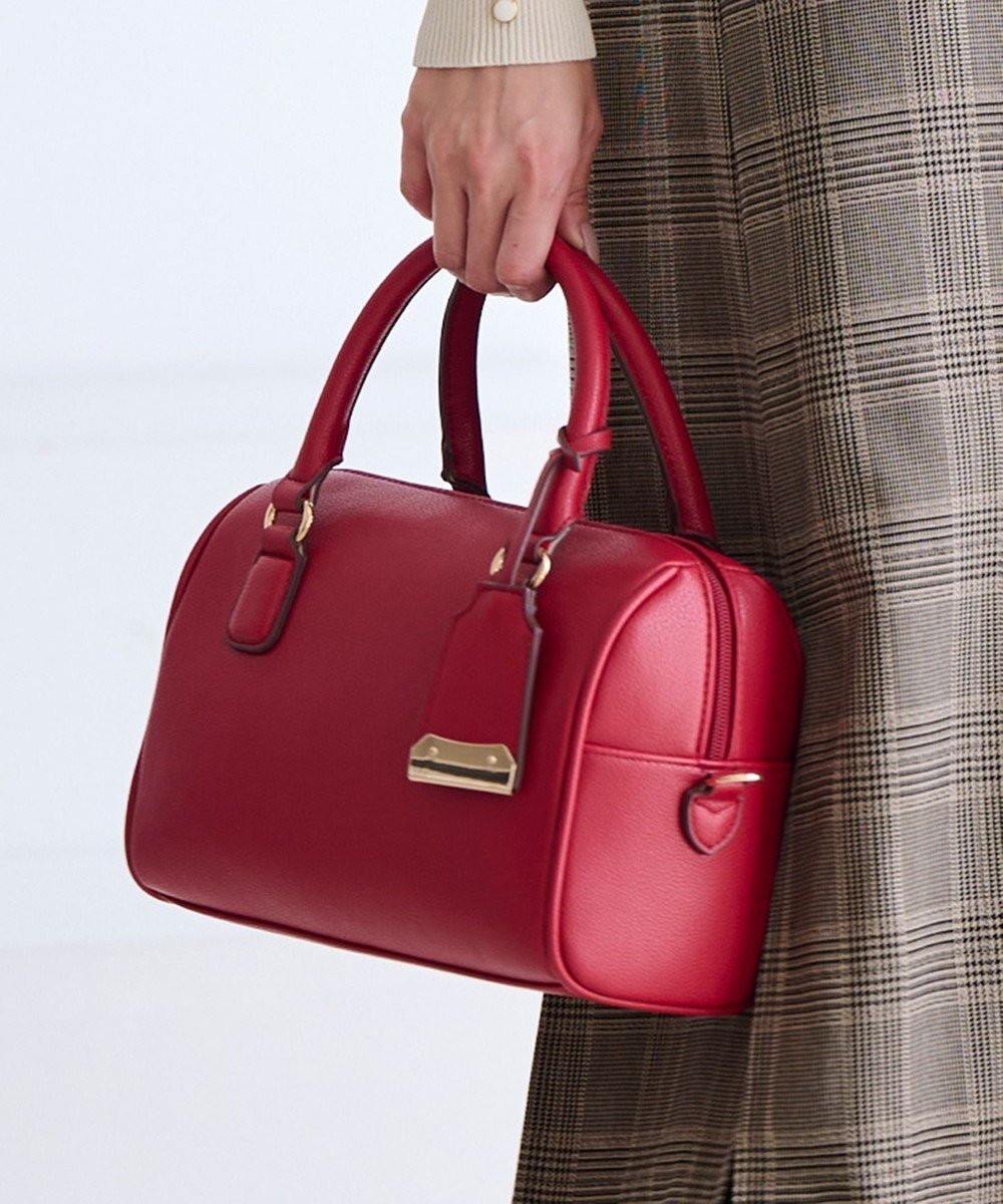 【エニィ スィス/any SiS】の【2WAY】カラーミニボストン バッグ インテリア・キッズ・メンズ・レディースファッション・服の通販 founy(ファニー) 　ファッション　Fashion　レディースファッション　Fashion for Women　バッグ　Bags　ショルダー　Shoulder, Shoulder Strap　シンプル　Simple, Minimal　ボストン　Boston　ボストンバッグ　Boston Bag, Retro Bag　レッド|ID: prp329100004577905 ipo3291000000034308510