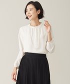 【ジェイ プレス/J.PRESS】のプルエラ フリルネック カットソー アイボリー系|ID: prp329100004577907 ipo3291000000033630626