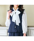 【フェルゥ/Feroux】の【セットアップ対応】春ツイード コンパクトジレ ネイビー系1|ID: prp329100004577909 ipo3291000000032660209