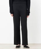 【ネイヴ/NAVE】の【ReNAVE・手洗い可】スポンディッシュニットワイドリブパンツ ブラック系|ID: prp329100004577910 ipo3291000000034296571