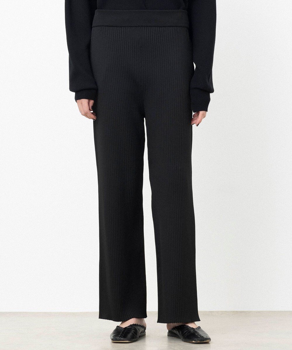 【ネイヴ/NAVE】の【ReNAVE・手洗い可】スポンディッシュニットワイドリブパンツ インテリア・キッズ・メンズ・レディースファッション・服の通販 founy(ファニー)  ファッション Fashion レディースファッション Fashion for Women パンツ Pants & Trousers スウェット / スエット Sweatshirt, Sweatwear ストレート Straight, Straight Cut スラックス Slacks, Dress Pants セットアップ Set-Up, Coordinated Outfit ポケット Pocket, Pocket Detail リブニット Rib Knit, Ribbed Knit リラックス Relax, Relaxed Fit ワイド Wide, Wide Fit A/W・秋冬 Autumn/Winter おすすめ Recommended / Our Picks ブラック系|ID: prp329100004577910 ipo3291000000034296571