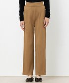 【ネイヴ/NAVE】の【ReNAVE・手洗い可】スポンディッシュニットワイドリブパンツ キャメル系|ID: prp329100004577910 ipo3291000000034296576