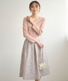 【フェルゥ/Feroux】の【セットアイテム】ニット×ジャガードスカート セット ピンク系|ID: prp329100004577911 ipo3291000000032660825