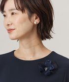【ジェイ プレス/J.PRESS】のシアー コサージュ ネイビー系|ID: prp329100004577913 ipo3291000000034231380