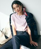 【23区/NIJYUSANKU】の【一部店舗限定】半袖 IT TEE 人気、トレンドファッション・服の通販 founy(ファニー) ファッション Fashion レディースファッション WOMEN トップス・カットソー Tops/Tshirt シャツ/ブラウス Shirts/Blouses ロング / Tシャツ T-Shirts カットソー Cut and Sewn 春 Spring カットソー Cut And Sew ストレッチ Stretch スリット Slit スリーブ Sleeve なめらか Smooth 人気 Popularity パターン Pattern フレンチ French ベーシック Basic ボトム Bottom 半袖 Short Sleeve リラックス Relax S/S・春夏 Ss・Spring/Summer 再入荷 Restock/Back In Stock/Re Arrival 夏 Summer 2023春夏・S/S Ss,Spring/Summer,2023 2023年 2023 エレガント 上品 Elegant thumbnail ピンク系|ID: prp329100004577914 ipo3291000000032426436