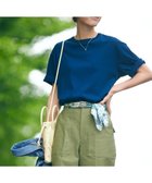 【23区/NIJYUSANKU】の【一部店舗限定】半袖 IT TEE 人気、トレンドファッション・服の通販 founy(ファニー) ファッション Fashion レディースファッション WOMEN トップス・カットソー Tops/Tshirt シャツ/ブラウス Shirts/Blouses ロング / Tシャツ T-Shirts カットソー Cut and Sewn 春 Spring カットソー Cut And Sew ストレッチ Stretch スリット Slit スリーブ Sleeve なめらか Smooth 人気 Popularity パターン Pattern フレンチ French ベーシック Basic ボトム Bottom 半袖 Short Sleeve リラックス Relax S/S・春夏 Ss・Spring/Summer 再入荷 Restock/Back In Stock/Re Arrival 夏 Summer 2023春夏・S/S Ss,Spring/Summer,2023 2023年 2023 エレガント 上品 Elegant thumbnail ブルー系|ID: prp329100004577914 ipo3291000000032426440