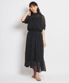 【フェルゥ/Feroux】の【セットアイテム】ドット楊柳 シアー ブラウス×イレヘム スカート ブラック系1|ID: prp329100004577916 ipo3291000000032426450