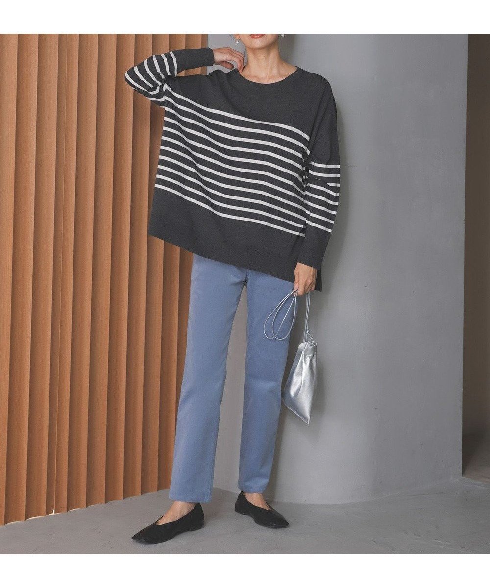 【アンフィーロ 自由区/UNFILO】のストレッチコーデュロイ スリムパンツ インテリア・キッズ・メンズ・レディースファッション・服の通販 founy(ファニー) 　ファッション　Fashion　レディースファッション　Fashion for Women　パンツ　Pants & Trousers　おすすめ　Recommended / Our Picks　コーデュロイ　Corduroy, Cord Fabric　ストレッチ　Stretch, Stretchy Fabric　ストレート　Straight, Straight Cut　スニーカー　Sneakers, Trainers　スリム　Slim, Slim Fit　ポケット　Pocket, Pocket Detail　エレガント 上品　Elegant　洗える　Machine Washable　A/W・秋冬　Autumn/Winter　サックス|ID: prp329100004577921 ipo3291000000033489296