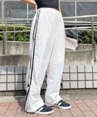 【ウィゴー/WEGO】の【ウエストゴム】ラインリボンデザインナイロンバンツ ホワイト|ID: prp329100004577927 ipo3291000000032426615