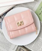 【ウィゴー/WEGO】のパイピングキルティングウォレット ピンク|ID: prp329100004577933 ipo3291000000032426675