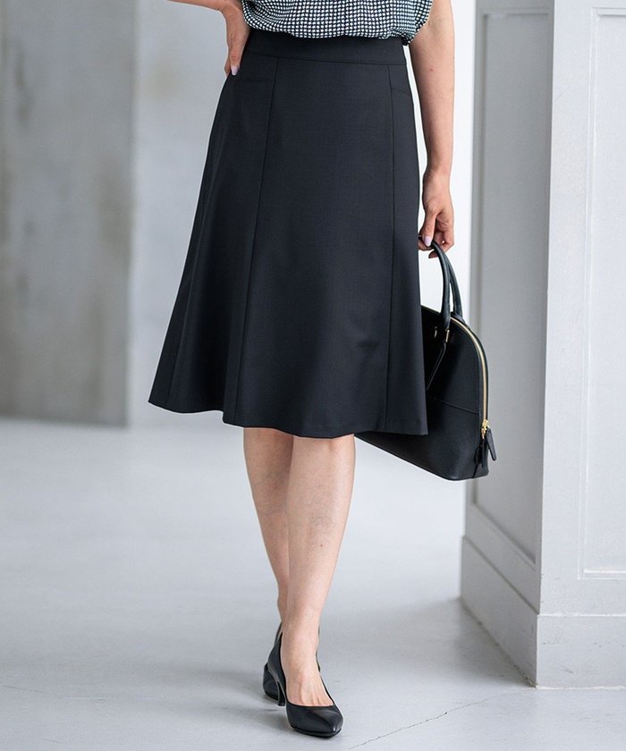 【23区/NIJYUSANKU】の【セットアップ対応/新色追加】ラフィーネウール フレアスカート インテリア・キッズ・メンズ・レディースファッション・服の通販 founy(ファニー) https://founy.com/ ファッション Fashion レディースファッション Fashion for Women セットアップ Matching Sets スカート・ミニ/ミディ/マキシ Skirts / Mini, Midi & Maxi Skirts スカート Skirts Aライン・フレアスカート A-Line & Flared Skirts ジャケット Jacket, Outerwear スーツ Suit, Formalwear セットアップ Set-Up, Coordinated Outfit タイトスカート Pencil Skirt, Tight Skirt 定番 Standard, Basic Item フレア Flare, Flared ベーシック Basic, Essential 無地 Plain, Solid Color A/W・秋冬 Autumn/Winter S/S・春夏 SS, Spring/Summer, Warm Season 夏 Summer エレガント 上品 Elegant セレモニー Ceremony ビジネス 仕事 通勤 Business / Work / Commuting |ID: prp329100004577946 ipo3291000000033684565