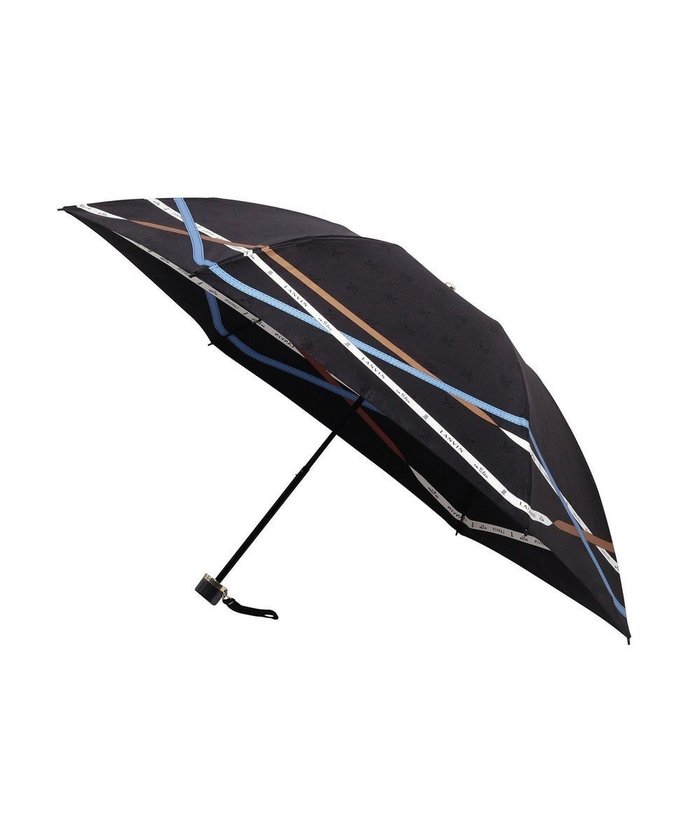【ムーンバット/MOONBAT】のランバン オン ブルー (LANVIN en Blue) 折りたたみ傘 サテンプリント ロゴアーチ インテリア・キッズ・メンズ・レディースファッション・服の通販 founy(ファニー) https://founy.com/ ファッション Fashion レディースファッション Ladies' Fashion Online 傘 / レイングッズ Umbrellas/Rainwear コンパクト Compact 傘 Umbrella サテン Satin プリント Print 日傘 Parasol ミックス Mix リボン Ribbon |ID: prp329100004577951 ipo3291000000032426964