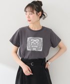 【アースミュージックアンドエコロジー/earth music&ecology】のアソートロマンティックグラフィックT Dark Gray|ID: prp329100004577979 ipo3291000000032427208