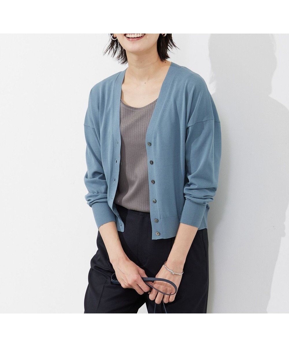 【ジェイ プレス/J.PRESS】の【洗える】 Co/Peライト Vネック ショート カーディガン インテリア・キッズ・メンズ・レディースファッション・服の通販 founy(ファニー) 　ファッション　Fashion　レディースファッション　WOMEN　トップス・カットソー　Tops/Tshirt　カーディガン　Cardigans　Vネック　V-Neck　カーディガン　Cardigan　ショート　Short　スタイリッシュ　Stylish　ストレッチ　Stretch　ツイスト　Twist　バランス　Balance　再入荷　Restock/Back In Stock/Re Arrival　吸水　Water Absorption　夏　Summer　春　Spring　S/S・春夏　Ss・Spring/Summer　洗える　Washable　羽織　Haori　スモーキーグリーン系|ID: prp329100004577985 ipo3291000000032427260