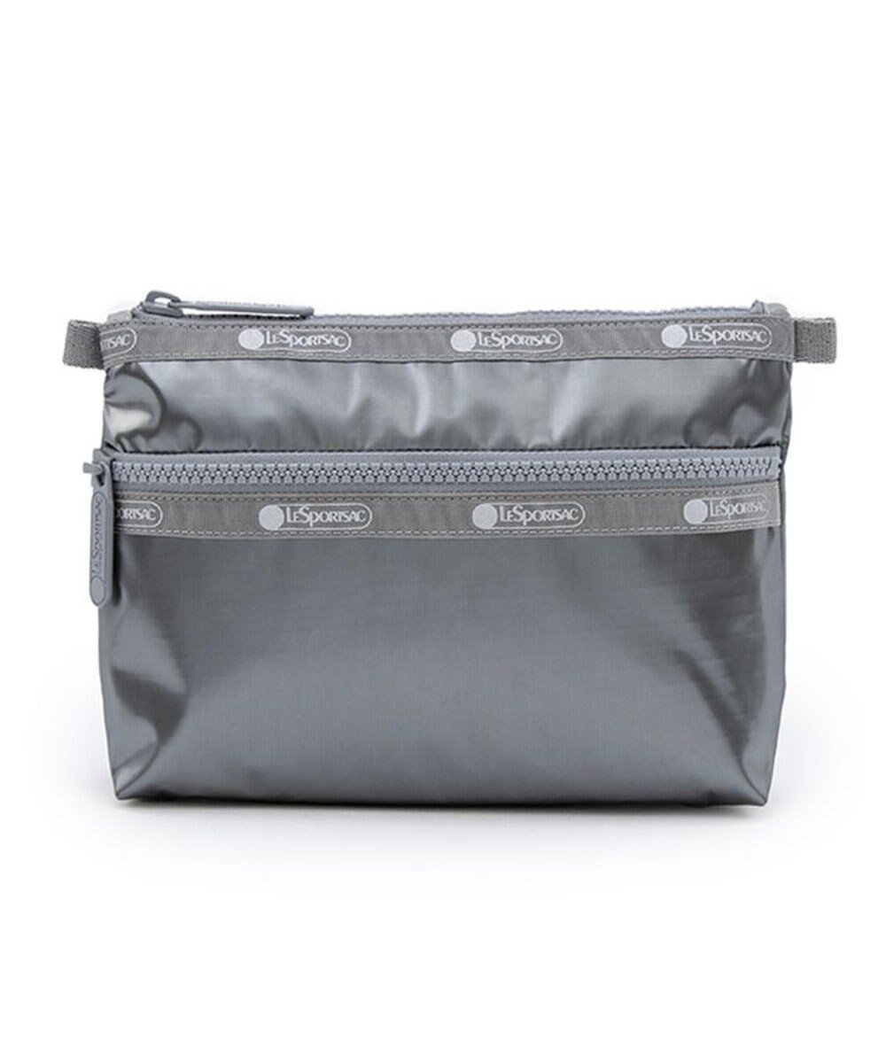 【レスポートサック/LeSportsac】のCOSMETIC CLUTCH/ガンメタルグレーシャイン 人気、トレンドファッション・服の通販 founy(ファニー) 　ファッション　Fashion　レディースファッション　Fashion for Women　バッグ　Bags　ミニ財布・二つ折り財布　Wallets & Card Cases　ポーチ&ミニバッグ　Pouches & Mini Bags　クラッチ　Clutch, Clutch Bag　財布　Wallet, Purse　人気　Popular, Best Seller　プリント　Print, Printed Pattern　ポケット　Pocket, Pocket Detail　ポーチ　Pouch, Small Case　おすすめ　Recommended / Our Picks　旅行　Travel　エレガント 上品　Elegant　 other-1|ID: prp329100004578041 ipo3291000000032723466