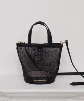 【メゾンドフルール/Maison de FLEUR】のメッシュチュールバッグ 人気、トレンドファッション・服の通販 founy(ファニー) ファッション Fashion レディースファッション Fashion for Women バッグ Bags おすすめ Recommended / Our Picks サンダル Sandals, Summer Shoes ショルダー Shoulder, Shoulder Strap チュール Tulip, Tulip Motif ラップ Wrap, Wrap Design リボン Ribbon, Bow エレガント 上品 Elegant |ID:prp329100004578052