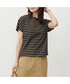 【ジェイ プレス/J.PRESS】の【WEB限定カラーあり・洗える】ULTIM天竺ボーダー カットソー 【WEB限定カラー】ブラック×ベージュボーダー系|ID: prp329100004578057 ipo3291000000034295294