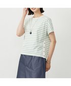 【ジェイ プレス/J.PRESS】の【WEB限定カラーあり・洗える】ULTIM天竺ボーダー カットソー 【WEB限定カラー】オフ×ライトグリーンボーダー系|ID: prp329100004578057 ipo3291000000034295296