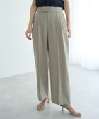 【イェッカ ヴェッカ/YECCA VECCA】のリネンライクシャイニーツイルパンツ Gray Beige|ID: prp329100004578059 ipo3291000000034295299