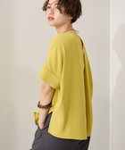 【アメリカンホリック/AMERICAN HOLIC】のイージーケア+接触冷感バックタック半袖プルオーバー 人気、トレンドファッション・服の通販 founy(ファニー) ファッション Fashion レディースファッション Fashion for Women トップス・カットソー Cut & Sew Tops シャツ・ブラウス・オフィスカジュアル Elegant Blouses & Button-Ups ロングTシャツ・Tシャツ Longline T-Shirts & Tees カジュアルプルオーバー・ニットトップス Pullovers & Knit Tops / Casual Pullovers カットソー・ベーシックTシャツ Cut-and-Sewn Tops / Stretch Tees & Basics おすすめ Recommended / Our Picks カットソー Cut and Sewn Top コンシャス Conscious, Bodycon シンプル Simple, Minimal ポケット Pocket, Pocket Detail 半袖 Short Sleeve, Half Sleeve 夏 Summer 春 Spring S/S・春夏 SS, Spring/Summer, Warm Season thumbnail Yellow|ID: prp329100004578067 ipo3291000000034649204