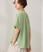 【アメリカンホリック/AMERICAN HOLIC】のイージーケア+接触冷感バックタック半袖プルオーバー 人気、トレンドファッション・服の通販 founy(ファニー) ファッション Fashion レディースファッション Fashion for Women トップス・カットソー Cut & Sew Tops シャツ・ブラウス・オフィスカジュアル Elegant Blouses & Button-Ups ロングTシャツ・Tシャツ Longline T-Shirts & Tees カジュアルプルオーバー・ニットトップス Pullovers & Knit Tops / Casual Pullovers カットソー・ベーシックTシャツ Cut-and-Sewn Tops / Stretch Tees & Basics おすすめ Recommended / Our Picks カットソー Cut and Sewn Top コンシャス Conscious, Bodycon シンプル Simple, Minimal ポケット Pocket, Pocket Detail 半袖 Short Sleeve, Half Sleeve 夏 Summer 春 Spring S/S・春夏 SS, Spring/Summer, Warm Season thumbnail Mint|ID: prp329100004578067 ipo3291000000034649205