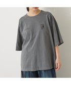 【アメリカンホリック/AMERICAN HOLIC】の【WEB限定】ピグメント5分袖ロゴプルオーバー Charcoal Gray|ID: prp329100004578068 ipo3291000000032427759