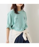 【アメリカンホリック/AMERICAN HOLIC】の【WEB限定】ピグメント5分袖ロゴプルオーバー Lime Green|ID: prp329100004578068 ipo3291000000032427760
